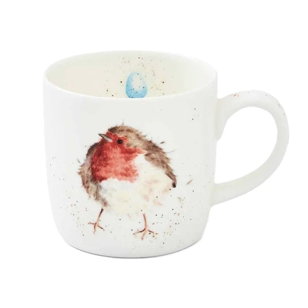 Levně Royal Worcester Porcelánový hrnek Wrendale Designs "Garden Friend", 0,31 l - Červenka