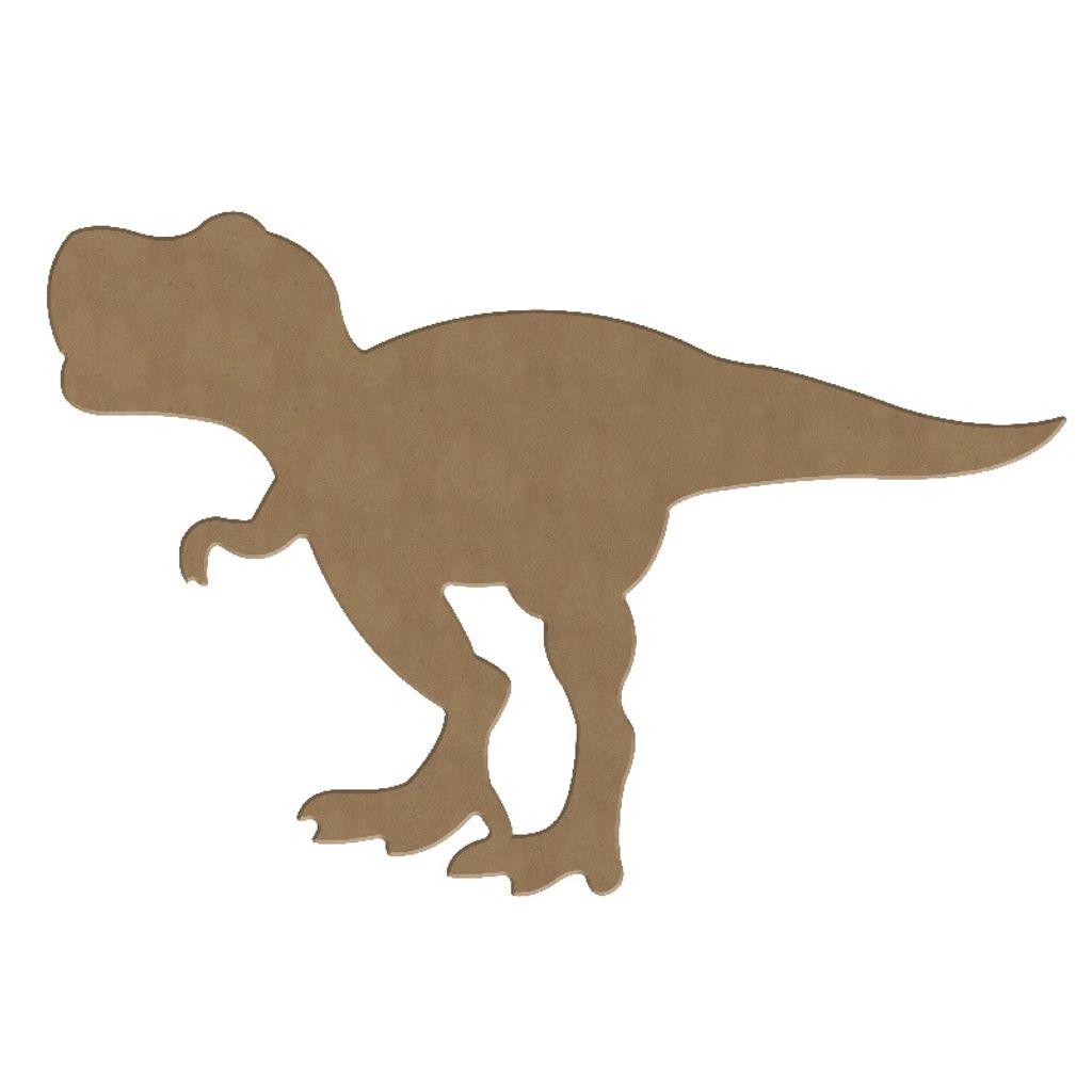 Dřevěný výřez k dekoraci Gomille, 29x19 cm - Tyranosaurus, velký