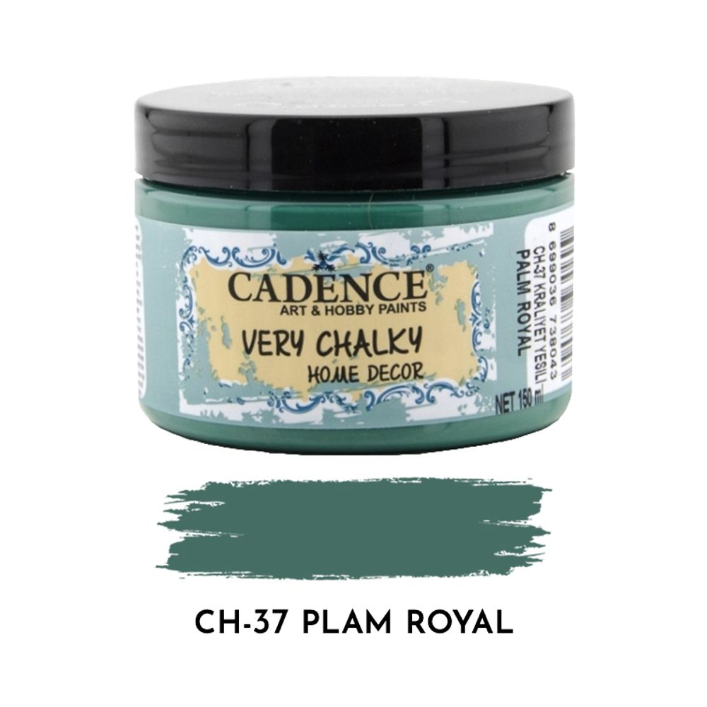 Levně Cadence Křídová barva Cadence Very Chalky, 150 ml - VYBERTE ODSTÍN - Křídová barva Cadence Very Chalky, 150 ml - palm green, zelená královská