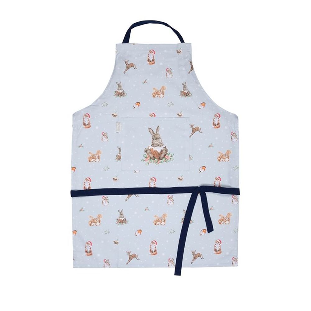 Wrendale Designs Kuchyňská zástěra Wrendale Designs "Winter Woodland" - Vánoční les