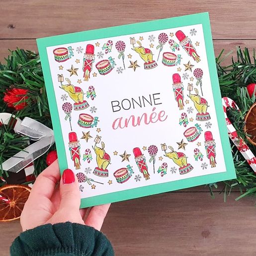 Vánoční razítka Aladine Stampo Noël, 12 ks - Krásné Vánoce