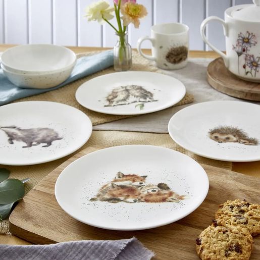 Porcelánový talíř Wrendale Designs - Ježci