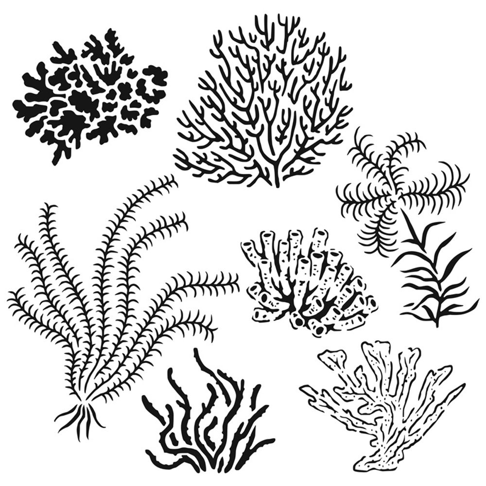 The Crafter´s Workshop Šablona TCW 12"x12" (30,5x30,5 cm) - Gulf Coast Flora