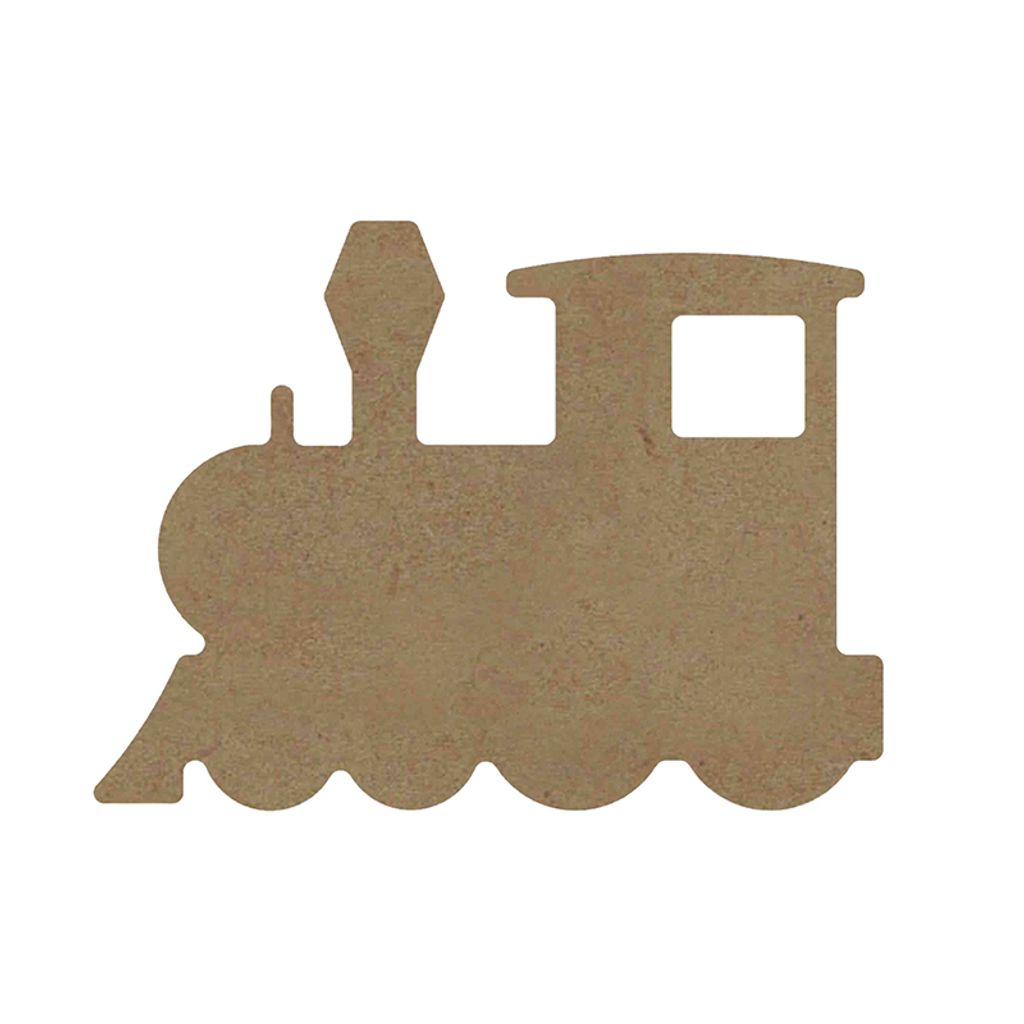 Dřevěný výřez k dekoraci Gomille, 15x11 cm - Lokomotiva