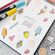 Razítkovací polštářky Aladine Stampo Bullet Journal, 4 ks - Pastel
