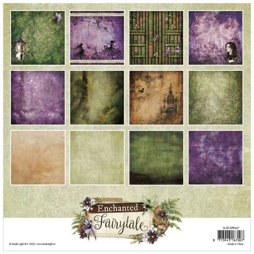 Blok podkladových papírů Studio Light "Enchanted Fairytale", 20,3x20,3 cm, 36 l.