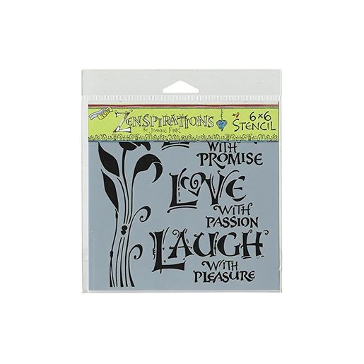 Šablona TCW 6"x6" (15,2x15,2 cm) - Live Love Laugh