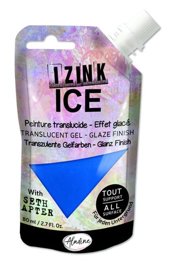 Poloprůhledná barva IZINK ICE, 80 ml, 23 barev – VYBERTE