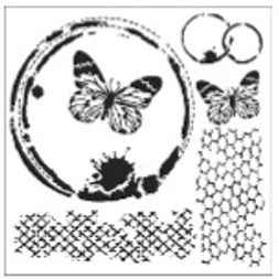 Šablona TCW - Butterfly Collage - VYBERTE VELIKOST