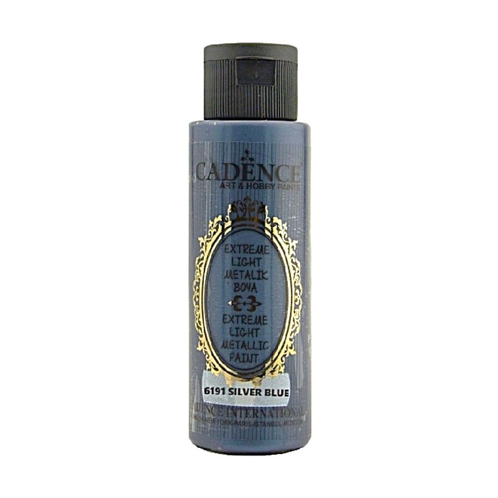 Metalická barva Extreme light 70 ml - silver blue modrostříbná Aladine