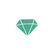 Diamantová barva Aladine IZINK DIAMOND, 80 ml - turquoise, tyrkysová