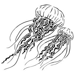 Šablona TCW - Jellyfish - VYBERTE VELIKOST
