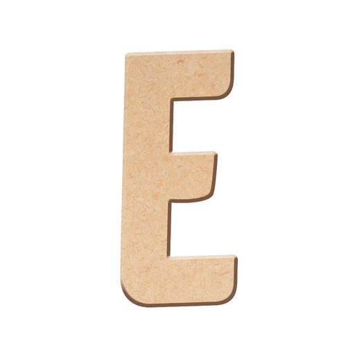 *Dřevěné písmeno Aladine k dekoraci, 15 cm - E