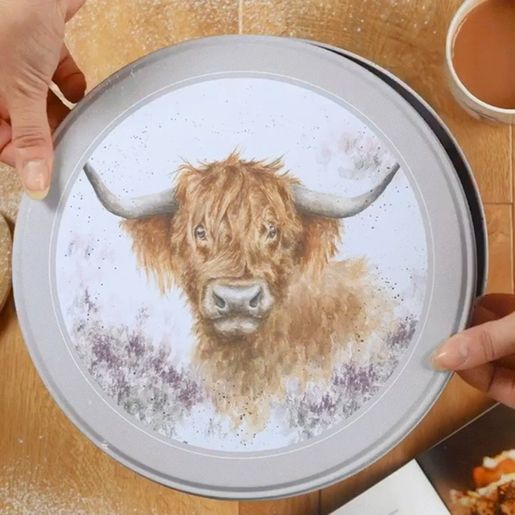 Sada plechových dóz Wrendale Designs, 3 ks - Kráva, liška, ježek