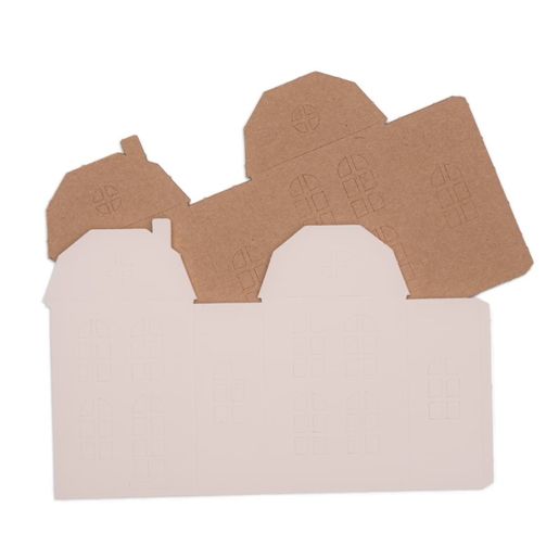 DIY Vánoční domečky Studio Light, 25x18,5 cm, 10 l. - Škola