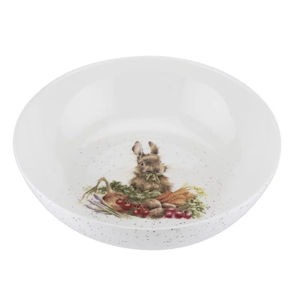 Royal Worcester Porcelánová salátová mísa Wrendale Designs "Grow Your Own" - Králík