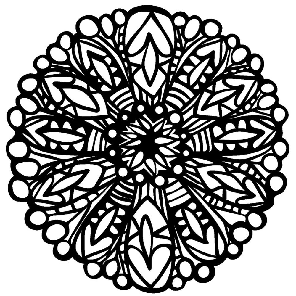 Levně The Crafter´s Workshop Šablona TCW - Big Flower - VYBERTE VELIKOST - Šablona TCW 6"x6" (15,2x15,2 cm) - Big Flower