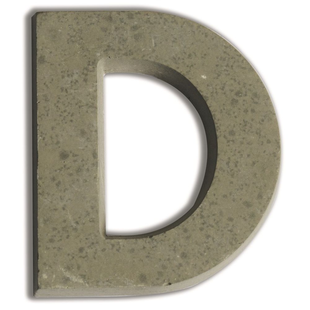 Aladine Betonová písmena k dekoraci Aladine, velikost 5 cm - VYBERTE PÍSMENO - Betonové písmeno k dekoraci Aladine, 5 cm - D