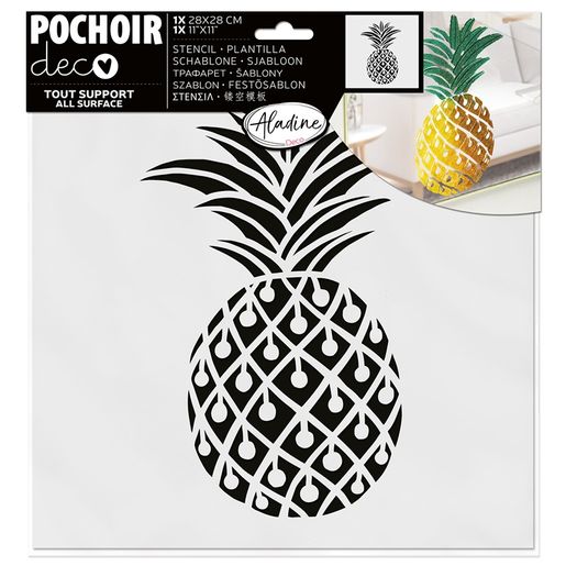 Šablona Aladine, 28x28 cm - Ananas