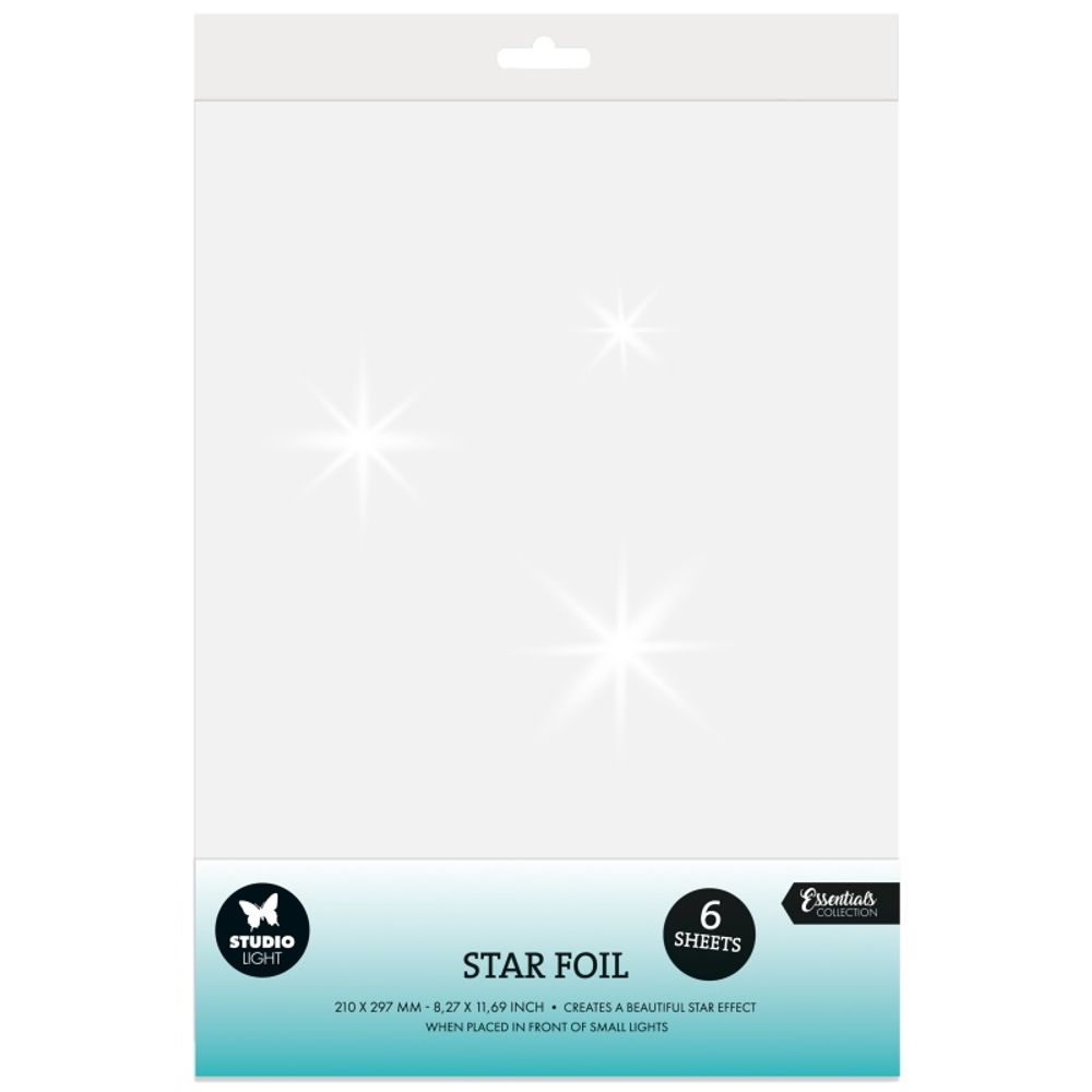 Hvězdičková fólie Studio Light, A4, 6 ks Aladine
