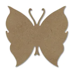 Dřevěný výřez k dekoraci Gomille, 15 cm - Motýlek