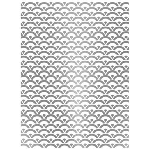 Transferový obrázek na textil Cadence, A3 - Stříbrné vlny