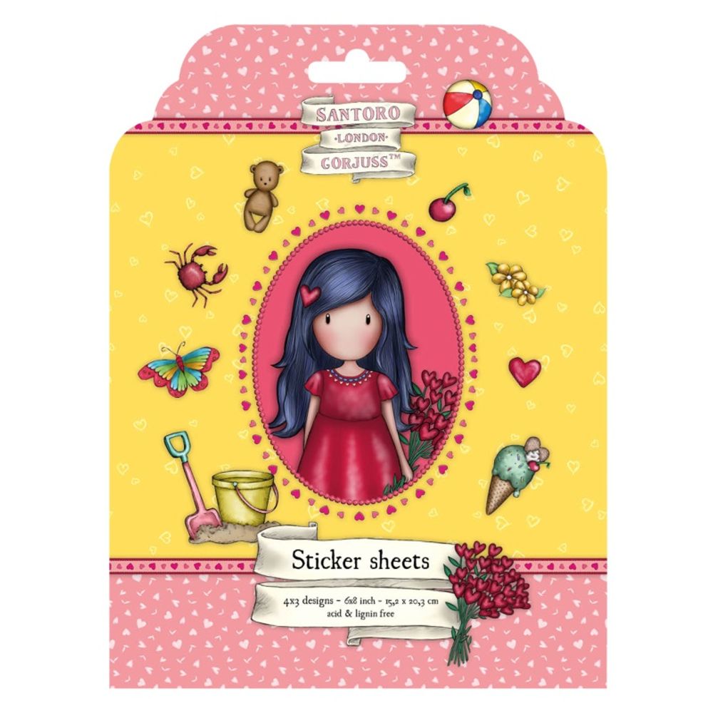 Studio Light Samolepky Studio Light "Gorjuss", 12 archů - Léto na pláži