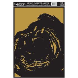 Nažehlovací nálepka Cadence, 21x30 cm, zlatá - Zlatá kaluž