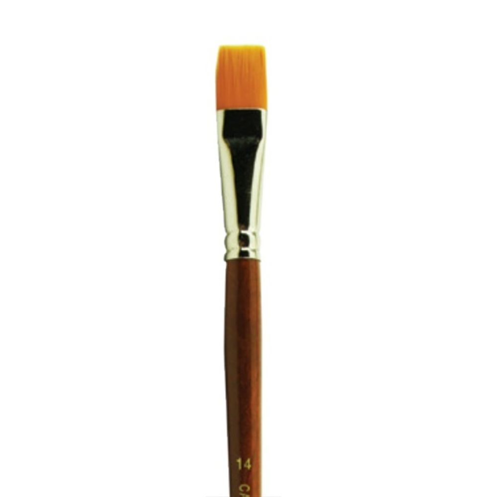 Levně Cadence Plochý štětec Cadence 983 Flat & Long Brush - VYBERTE VELIKOST - Plochý štětec Cadence 983 Flat & Long Brush - vel. 14
