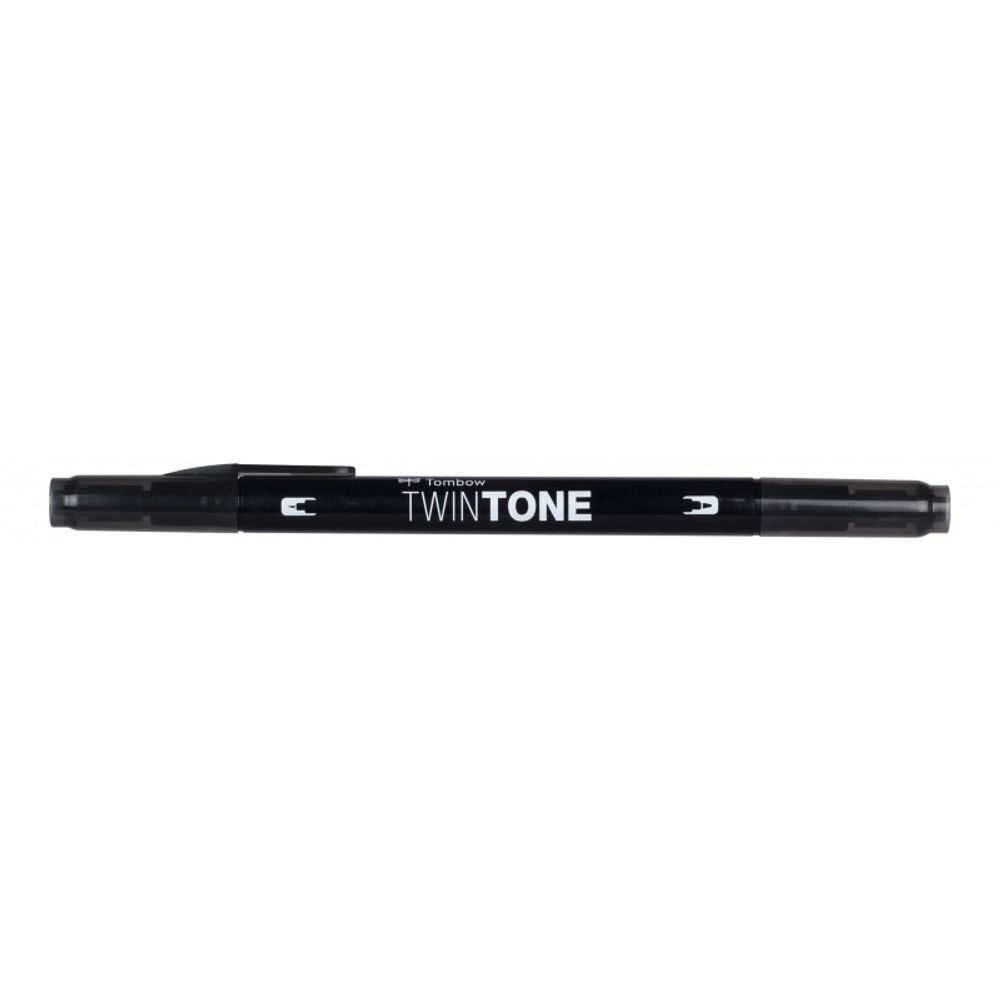 Tombow Oboustranný fix Tombow TwinTone - VYBERTE ODSTÍN - Oboustranný fix Tombow TwinTone - černý