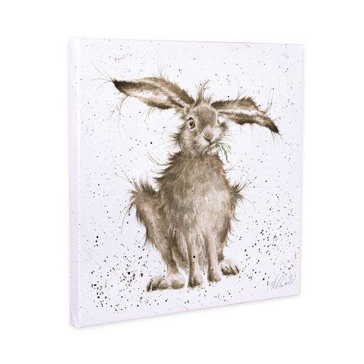 Obraz Wrendale Designs "Hare-Brained 20x20 cm - Zajíc