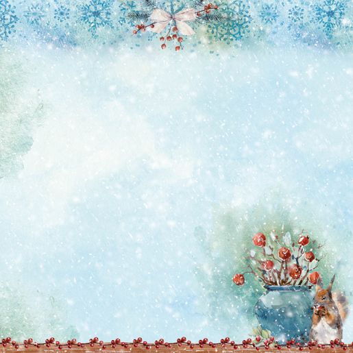 Scrapbooková sada Studio Light "Let it Snow", 30,5x30,5 cm