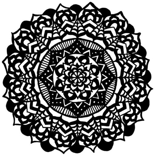 Šablona TCW - Fancy Mandala - VYBERTE VELIKOST