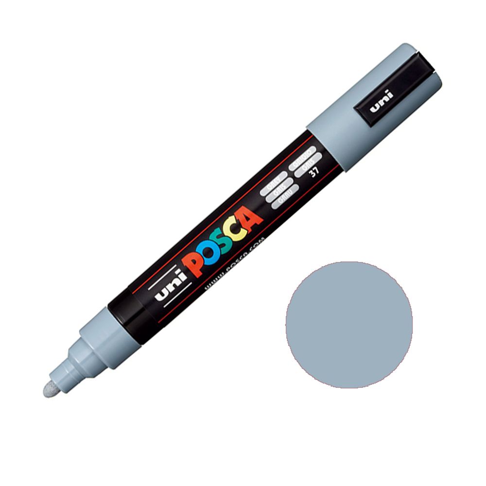 Posca Akrylový fix Posca PC-5M - VYBERTE ODSTÍN - Akrylový fix Posca PC-5M - šedý