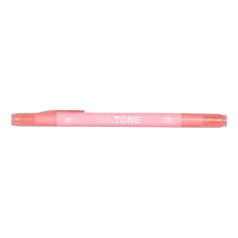 Tombow Oboustranný fix Tombow TwinTone - VYBERTE ODSTÍN - Oboustranný fix Tombow TwinTone - broskvový růžový