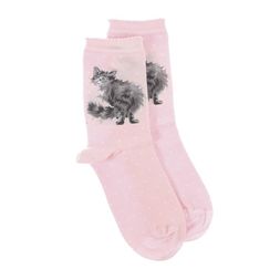 Dámské ponožky Wrendale Designs "Glamour Puss" - Kočka
