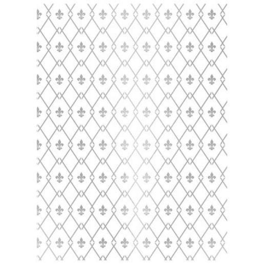 Transferový obrázek na textil Cadence, A3 - Stříbrná lilie
