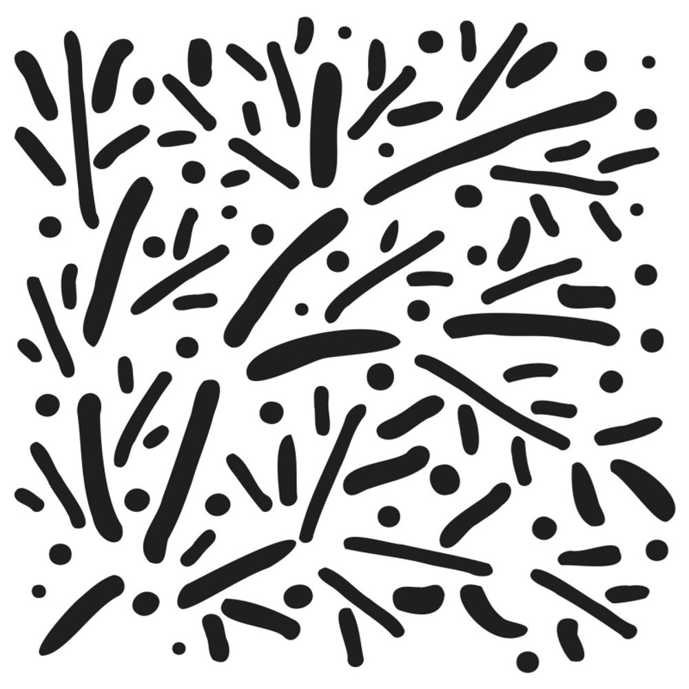 Levně The Crafter´s Workshop Šablona TCW - Scattered Branches - VYBERTE VELIKOST - Šablona TCW 6"x6" (15,2x15,2 cm) - Scattered Branches