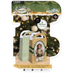 DIY Dárkové taštičky Studio Light "Christmas Forest", A5, 18 l. - Vánoční lesík