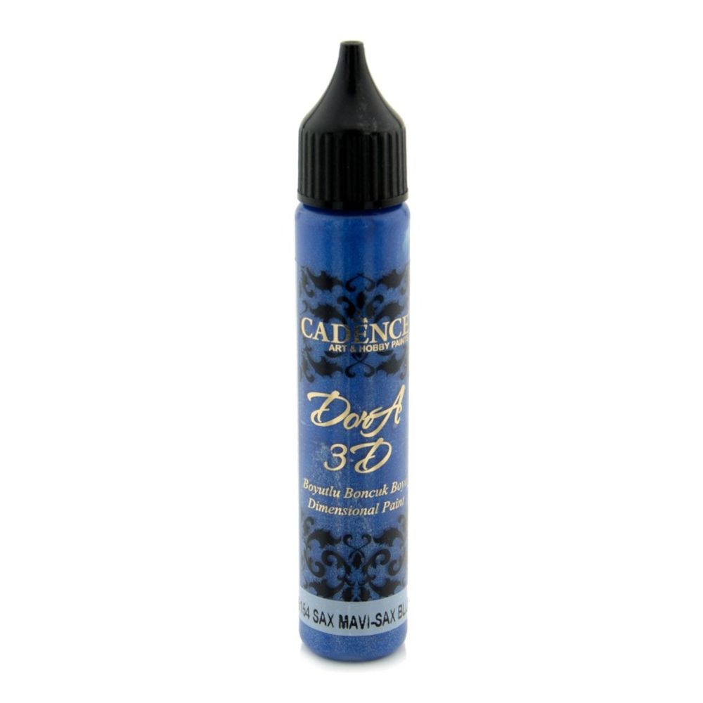 Levně Cadence Metalická kontura Cadence Dora 3D, 25 ml - VYBERTE ODSTÍN - Metalická kontura Cadence Dora 3D, 25 ml - blue, modrá
