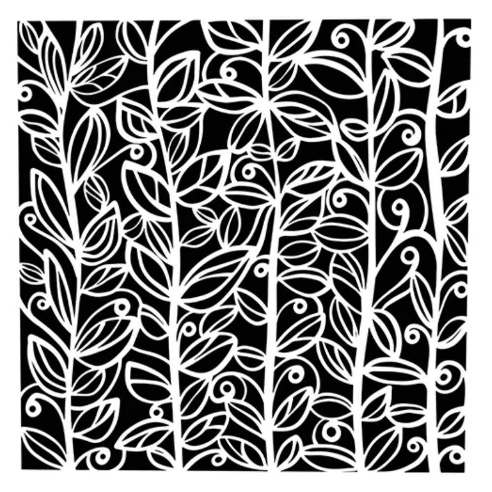 The Crafter´s Workshop Šablona TCW - Leafy Vines - VYBERTE VELIKOST - Šablona TCW 6"x6" (15,2x15,2 cm) - Leafy Vines