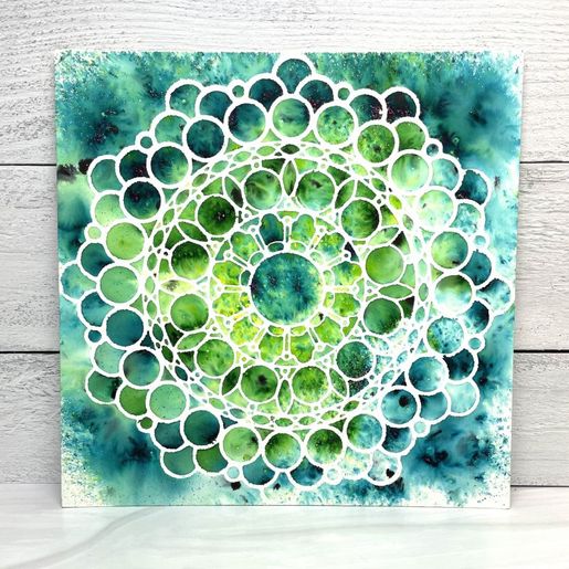 Šablona TCW 12"x12" (30,5x30,5 cm) - Beaded Mandala