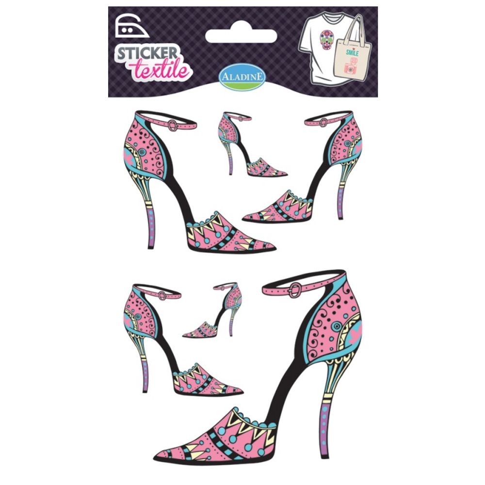 Levně Aladine Transferový obrázek na textil Aladine, 12x17 cm - Lodičky