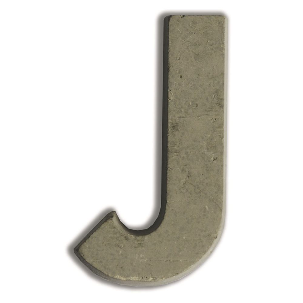 Levně Aladine Betonová písmena k dekoraci Aladine, velikost 5 cm - VYBERTE PÍSMENO - Betonové písmeno k dekoraci Aladine, 5 cm - J
