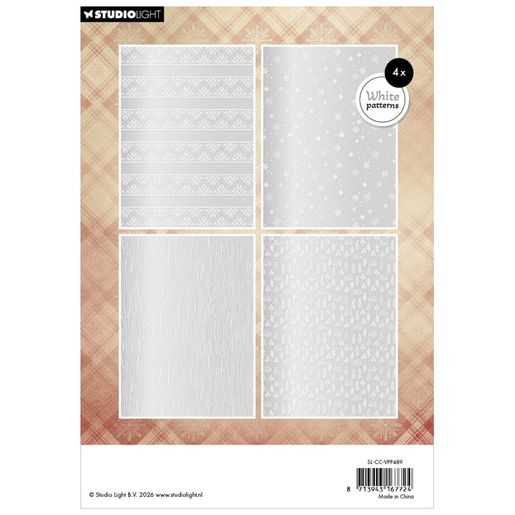 Pergamenové papíry Studio Light "Cottage Christmas", A5, 16 l. - Vánoce na chatě