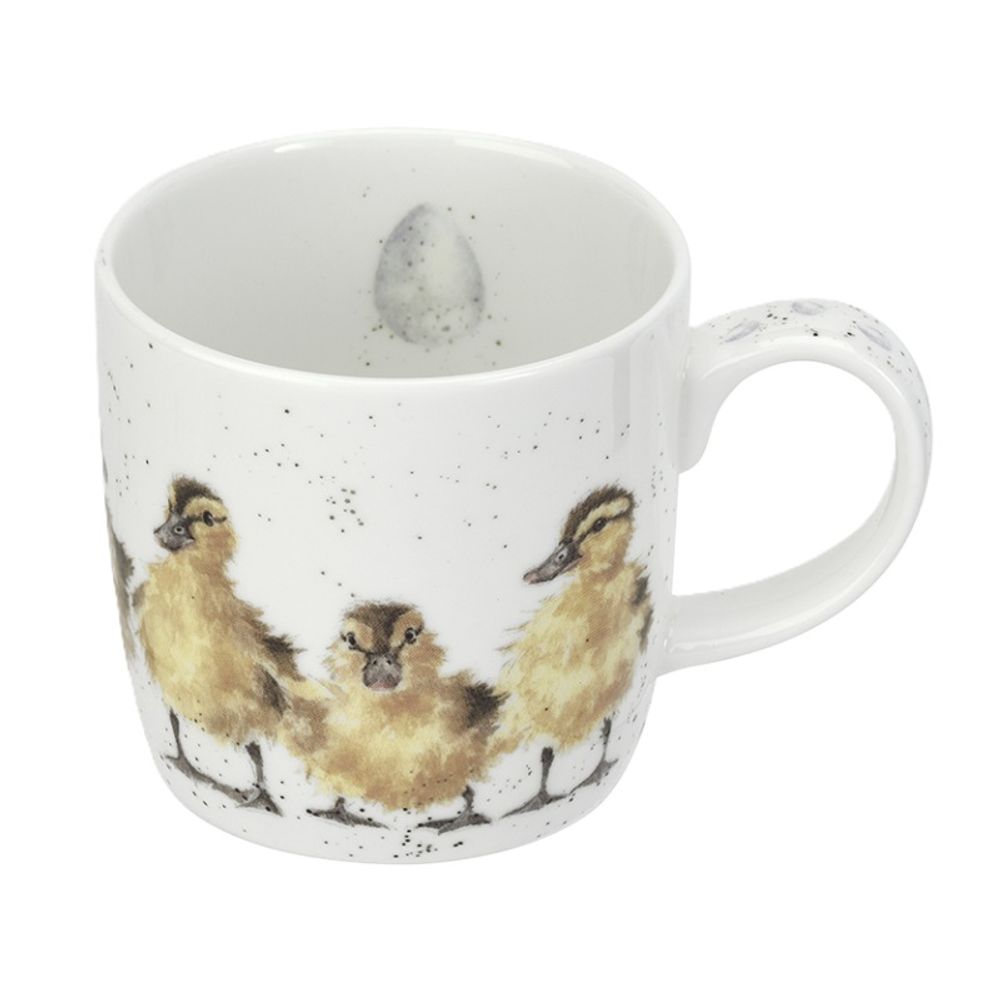 Levně Royal Worcester Porcelánový hrnek Wrendale Designs "Just Hatched", 0,31 l - Kačenky