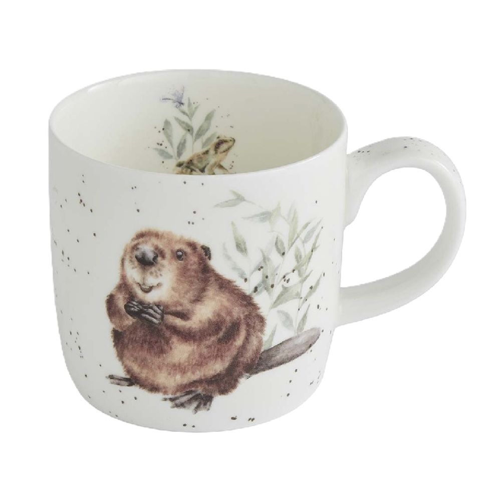 Royal Worcester Porcelánový hrnek Wrendale Designs "The Arborist", 0,31 l - Bobr