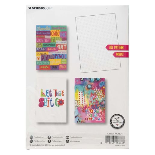 Bullet Journal Studio Light "Signature Collection", A5, 3 ks - tečkovaný