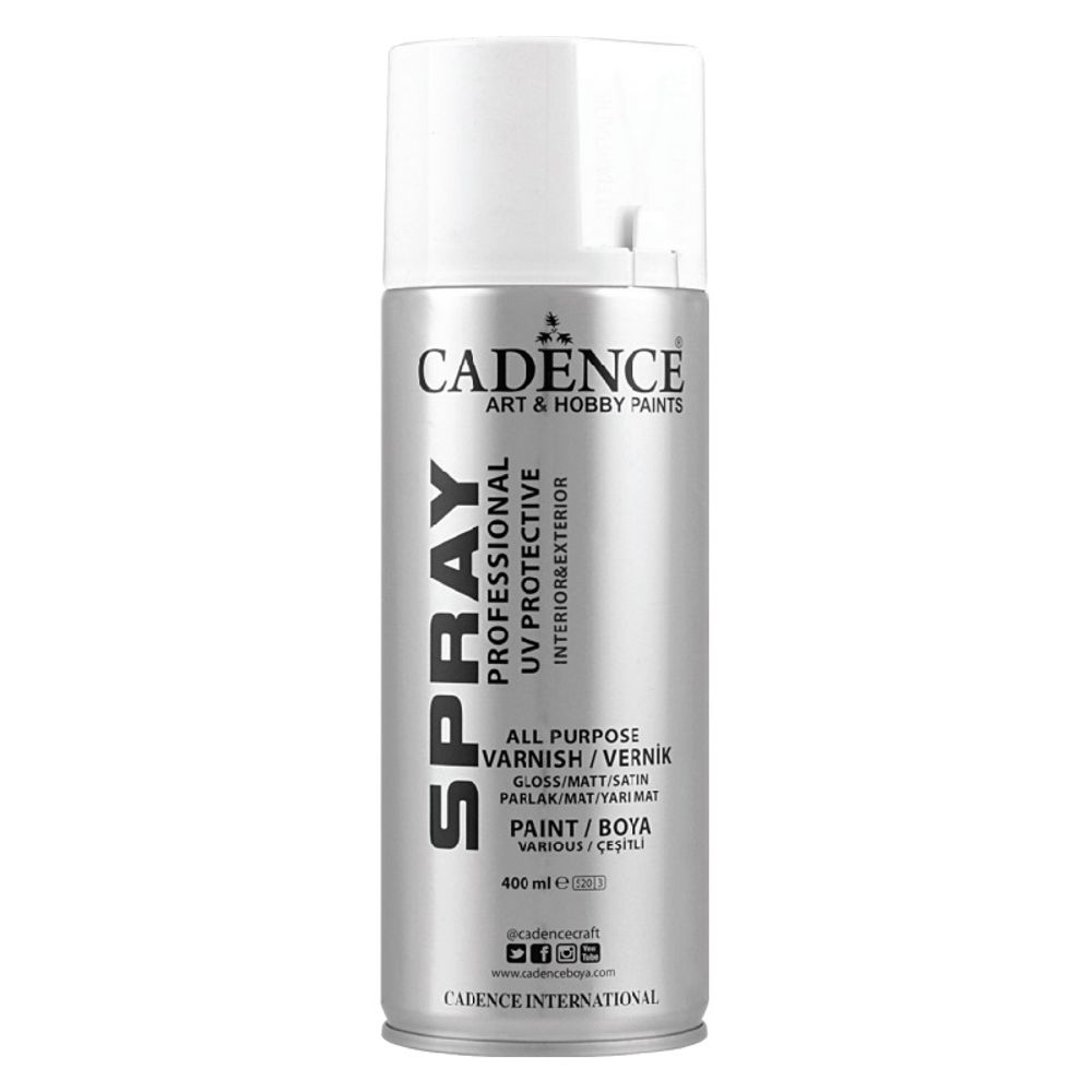 Cadence Metalická barva ve spreji Cadence Spray Paint, 400 ml - aluminium, chromová