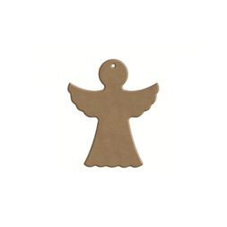 Dřevěný výřez k dekoraci Gomille, 6x7 cm - Anděl